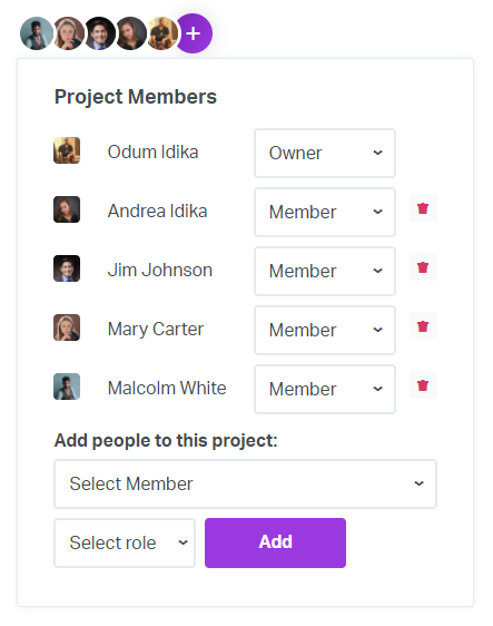 Add members to your project
