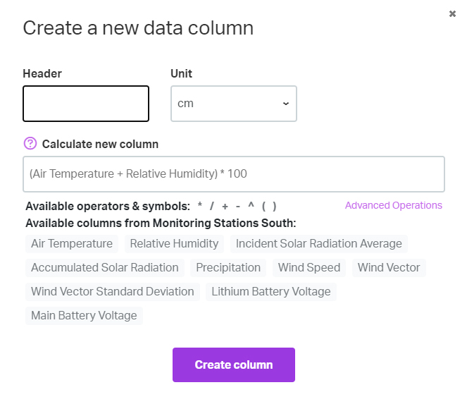 Performing calculations on data